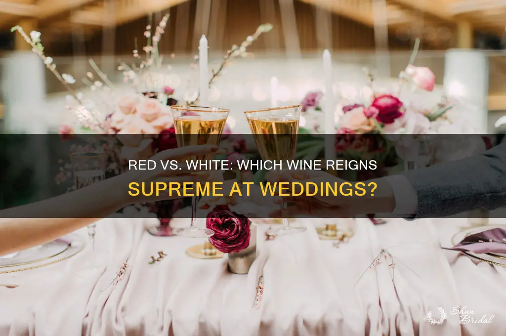 do people drink more red or white wine at weddings