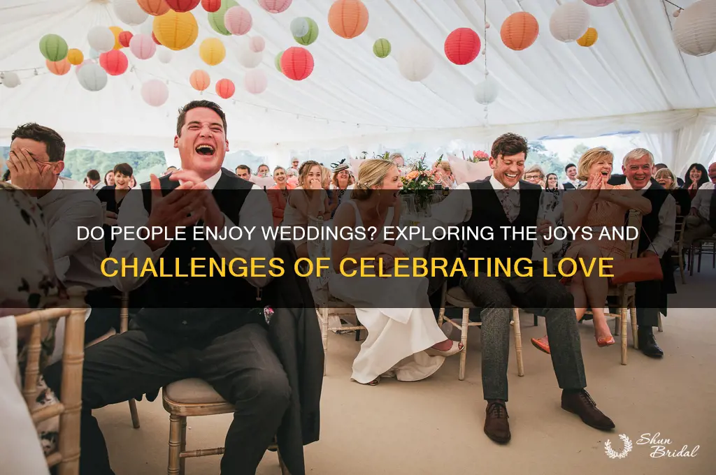 do people enjoy going to weddings