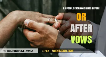 Ring Exchange Timing: Before or After Wedding Vows?