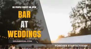 Open Bar Expectations: Do Wedding Guests Anticipate Free-Flowing Drinks?