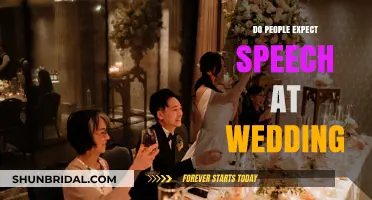 Do Wedding Guests Expect Speeches? Traditions vs. Modern Celebrations