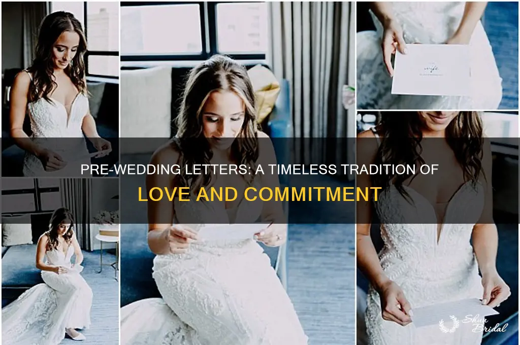 do people give each other letters before the wedding