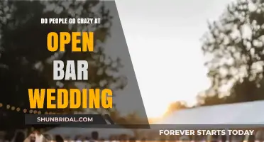 Open Bar Weddings: When Celebration Turns Chaotic – Do Guests Go Wild?