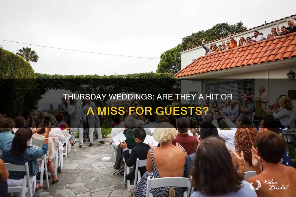 do people go to thursday weddings