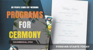 Should You Hand Out Wedding Programs at Your Ceremony?