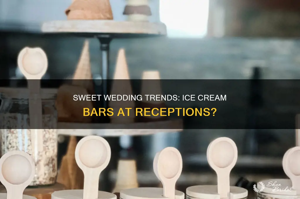 do people have ice cream bars at weddings