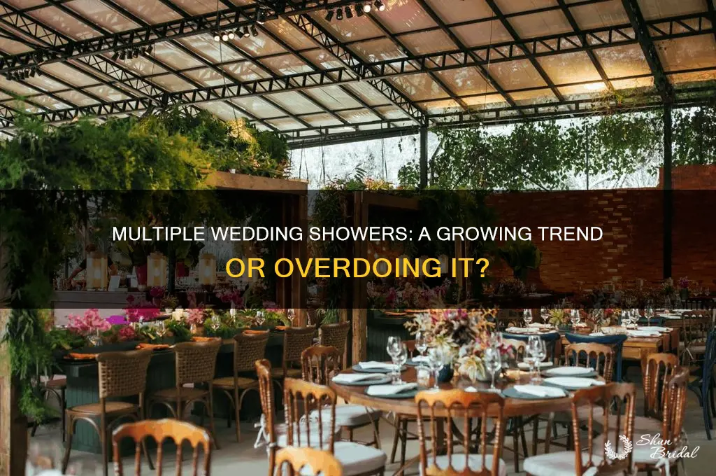 do people have multiple wedding showers