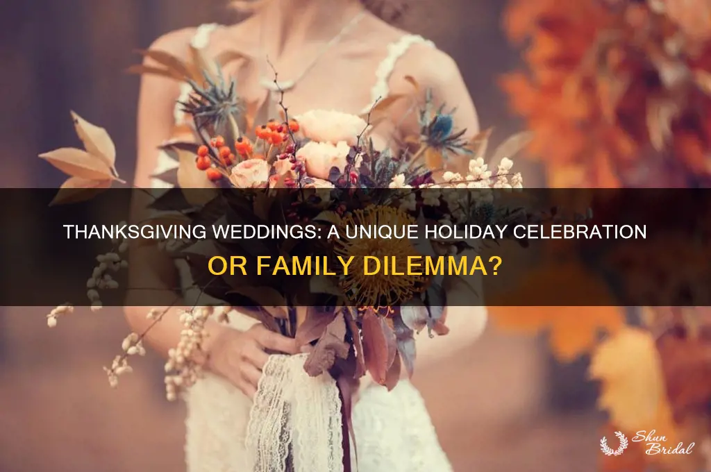 do people have weddings on thanksgiving