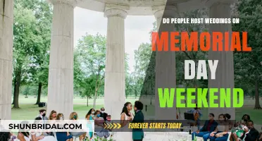 Memorial Day Weekend Weddings: A Popular Choice or a Faux Pas?