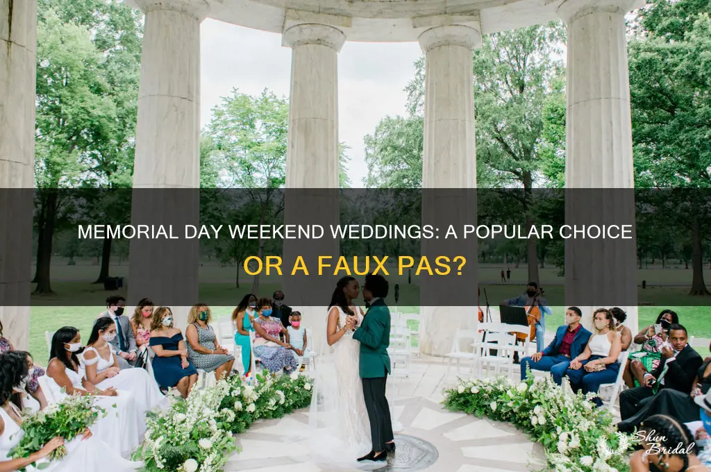 do people host weddings on memorial day weekend