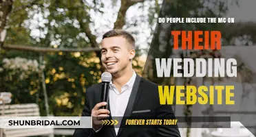 Should You Include Your Wedding MC on Your Website? Tips & Etiquette