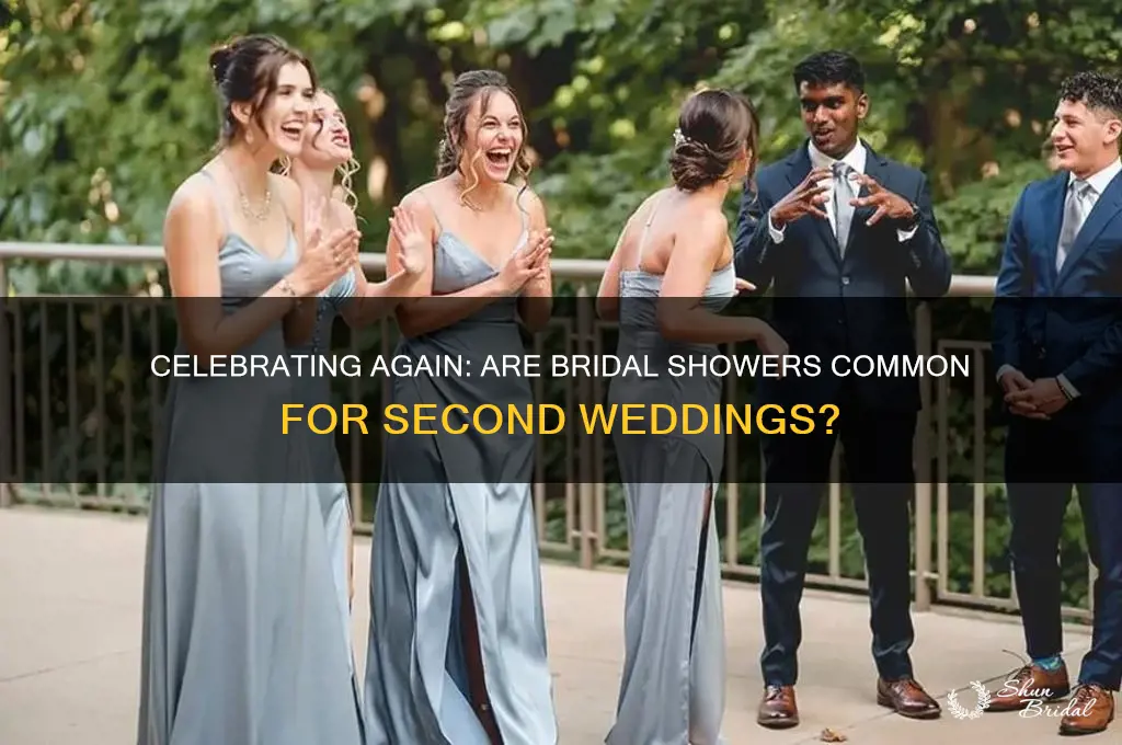 do people jave bridal showers for second wedding