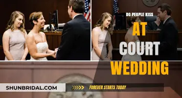 Do Couples Kiss at Court Weddings? Unveiling the Tradition