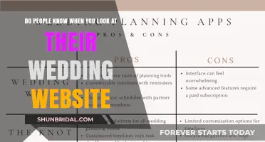 Can They Tell? The Truth About Viewing Wedding Websites