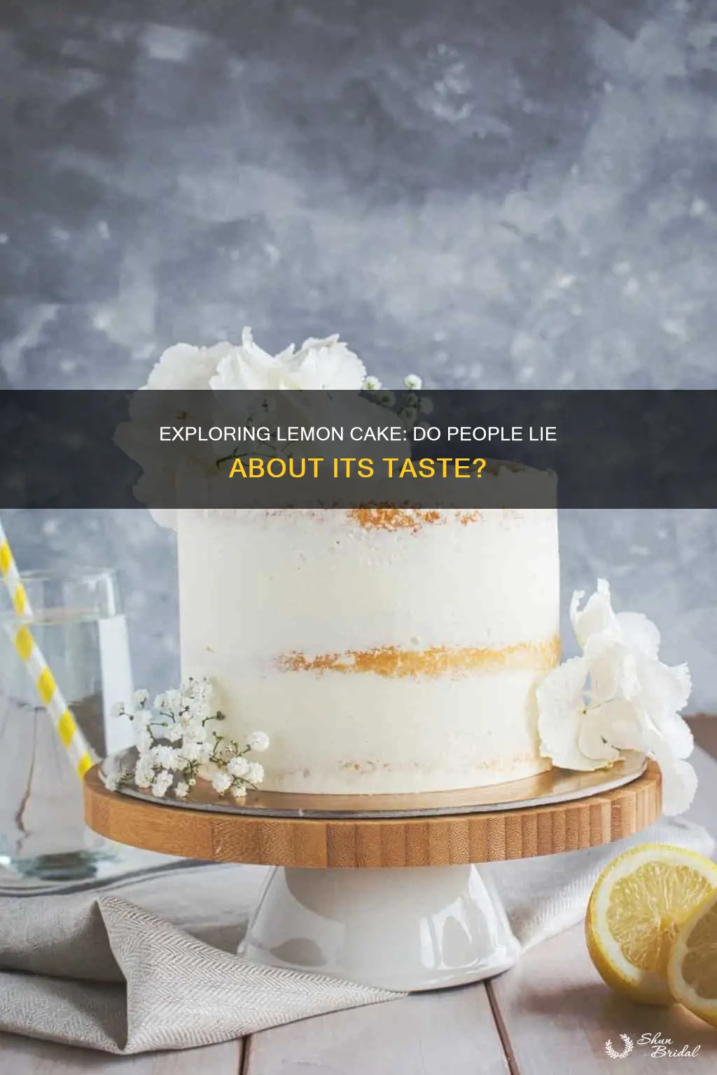 do people lie lemon wedding cake