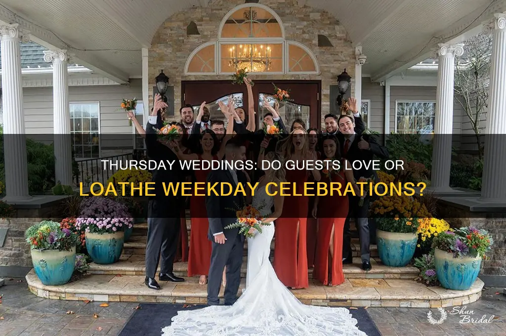 do people like weddings on thursdays