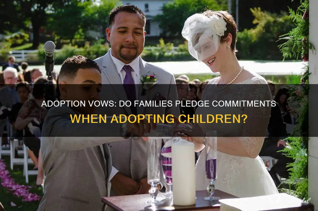 do people make vows when they adopt