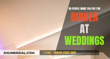 Weddings: Who Pays for Dinner?