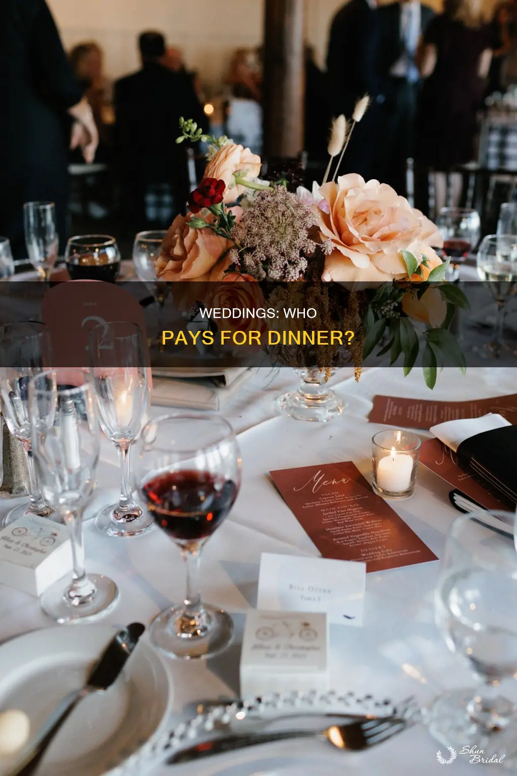 do people make you pay for dinner at weddings