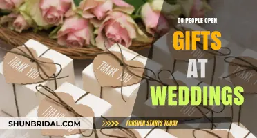 Unwrapping the Tradition: Do Guests Open Gifts at Weddings?