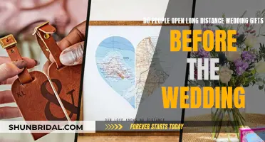 Long-Distance Wedding Gifts: When to Open Them?