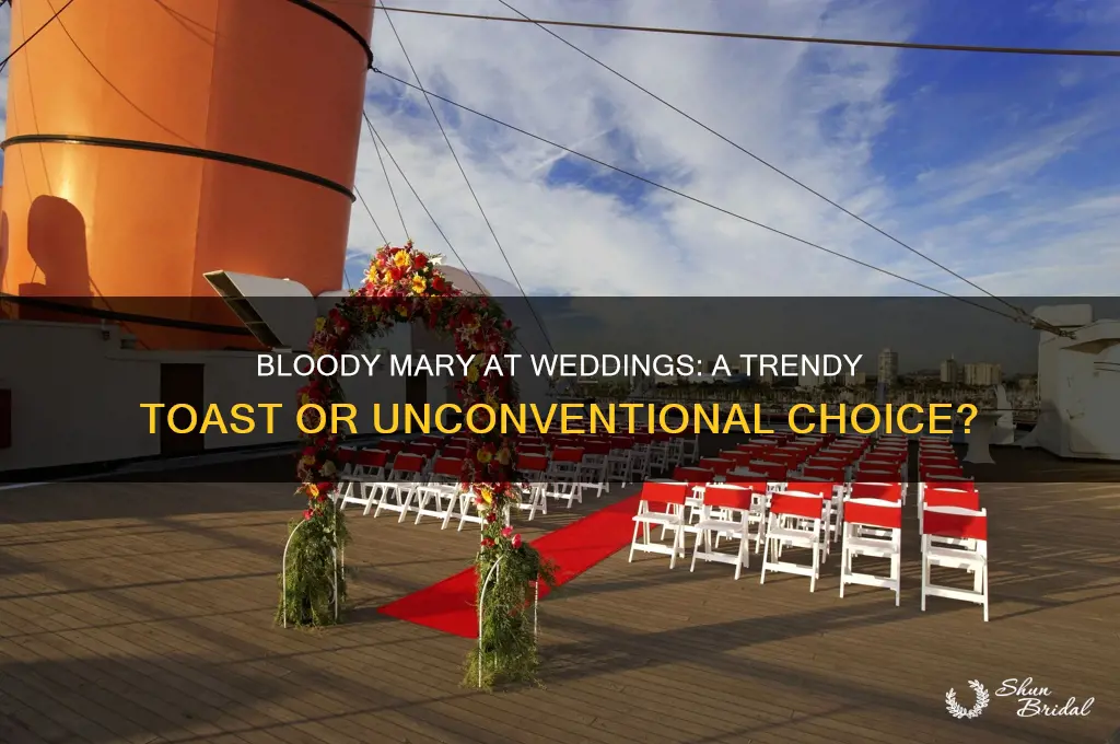 do people order bloody mary at wedding
