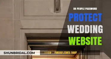 Should You Password Protect Your Wedding Website? Privacy Tips