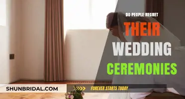 Wedding Regrets: Do Couples Wish They'd Done Things Differently?