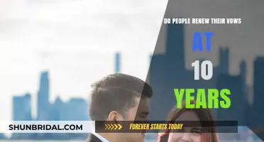 Renewing Vows at a Decade: A Growing Trend or Timeless Tradition?