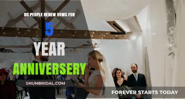 Renewing Vows at Five Years: A Growing Trend or Rare Occasion?