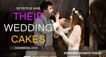 The Tradition of Saving Wedding Cakes