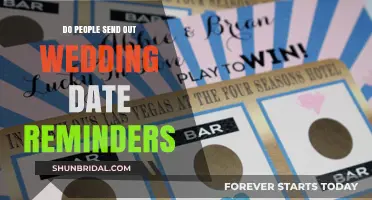 Wedding Date Reminders: A Thoughtful Gesture or Unnecessary Nudge?