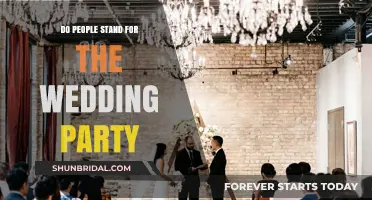 Standing for the Wedding Party: Tradition, Etiquette, and Modern Practices