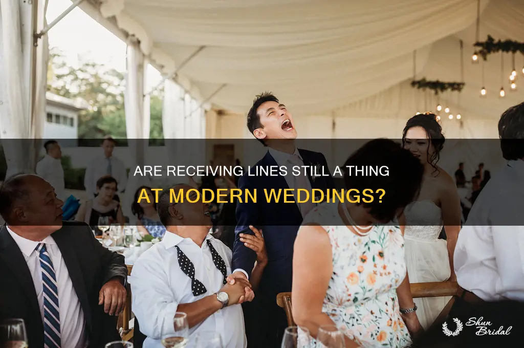do people still do receiving lines at weddings