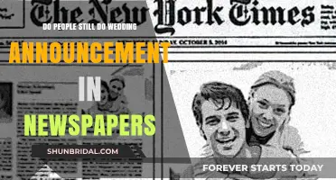 Are Newspaper Wedding Announcements Still a Thing in 2023?