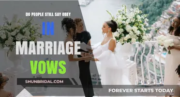 Obey in Marriage Vows: A Tradition That Still Exists Today?