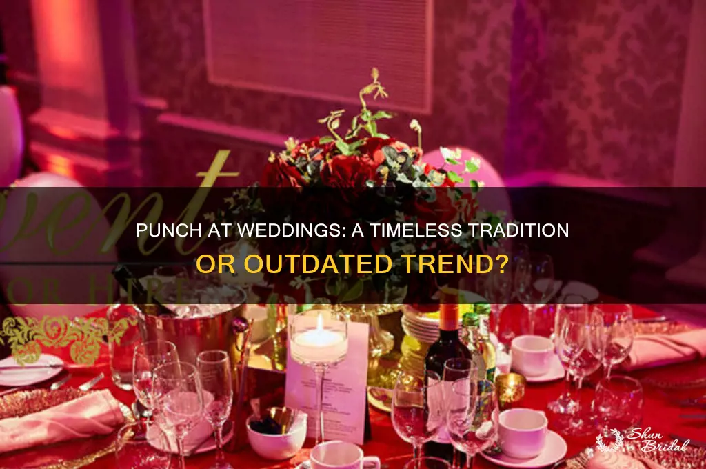 do people still serve punch at weddings