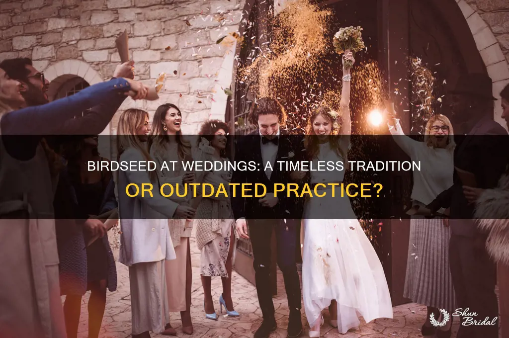 do people still throw birdseed at weddings
