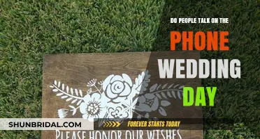 Wedding Day Phone Calls: Should You Stay Connected or Unplug?