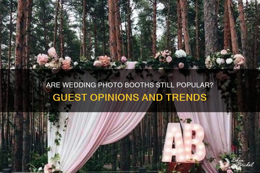 do people use photobooth at weddings