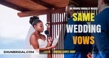 Traditional Wedding Vows: Do Couples Recite the Same Promises?