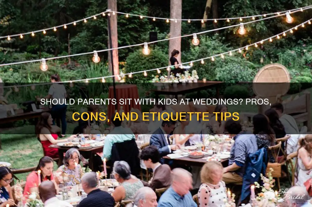 do people want to sit with their parents at weddings
