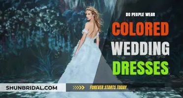 Colored Wedding Dresses: A Bold Move?