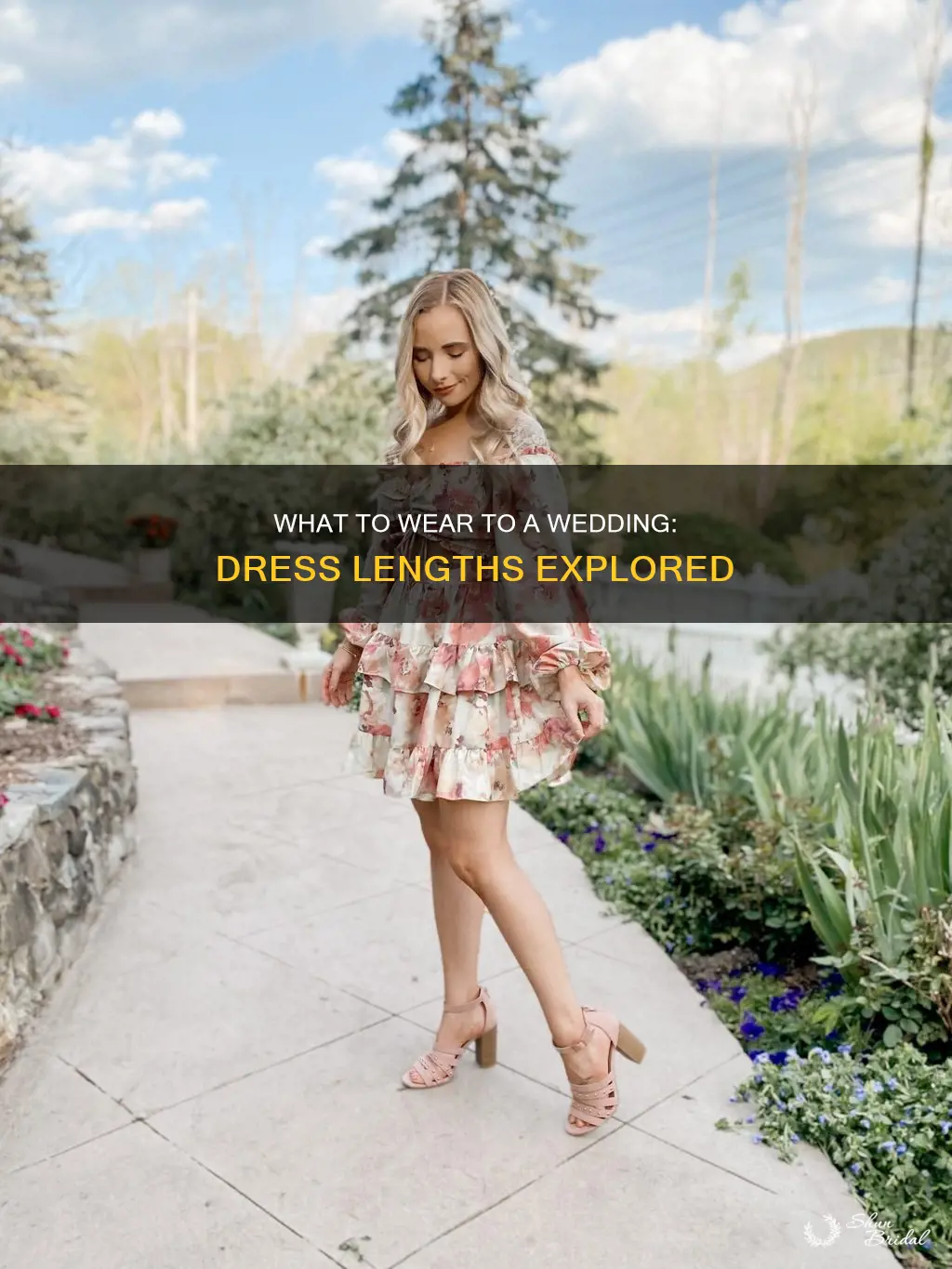 do people wear short or long dresses to a wedding