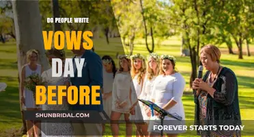 Last-Minute Vows: Do Couples Write Them the Day Before?