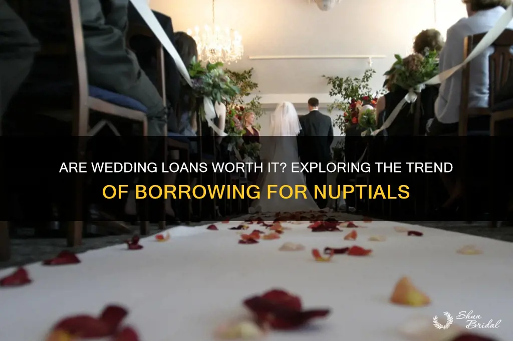 do people.tale.out.loans for wedding