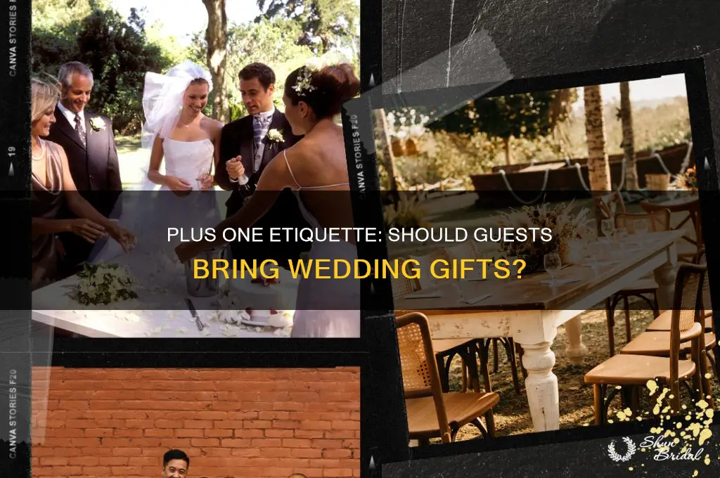 do plus ones bring wedding gift