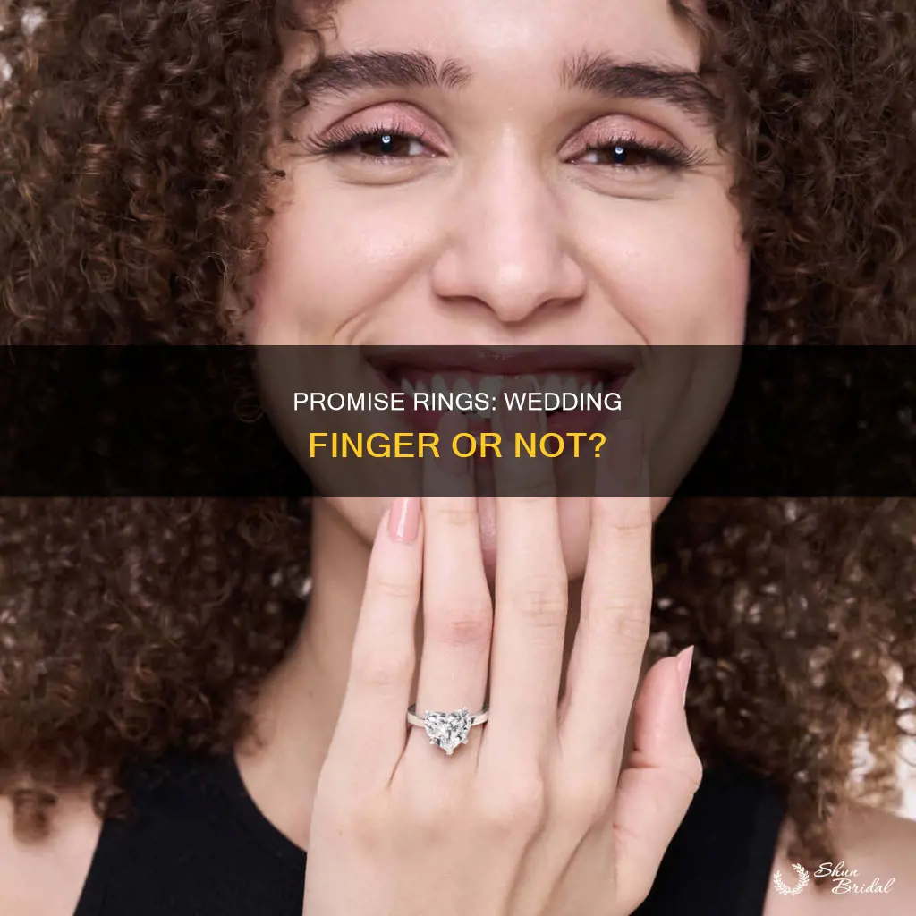 do promise rings go on your wedding finger