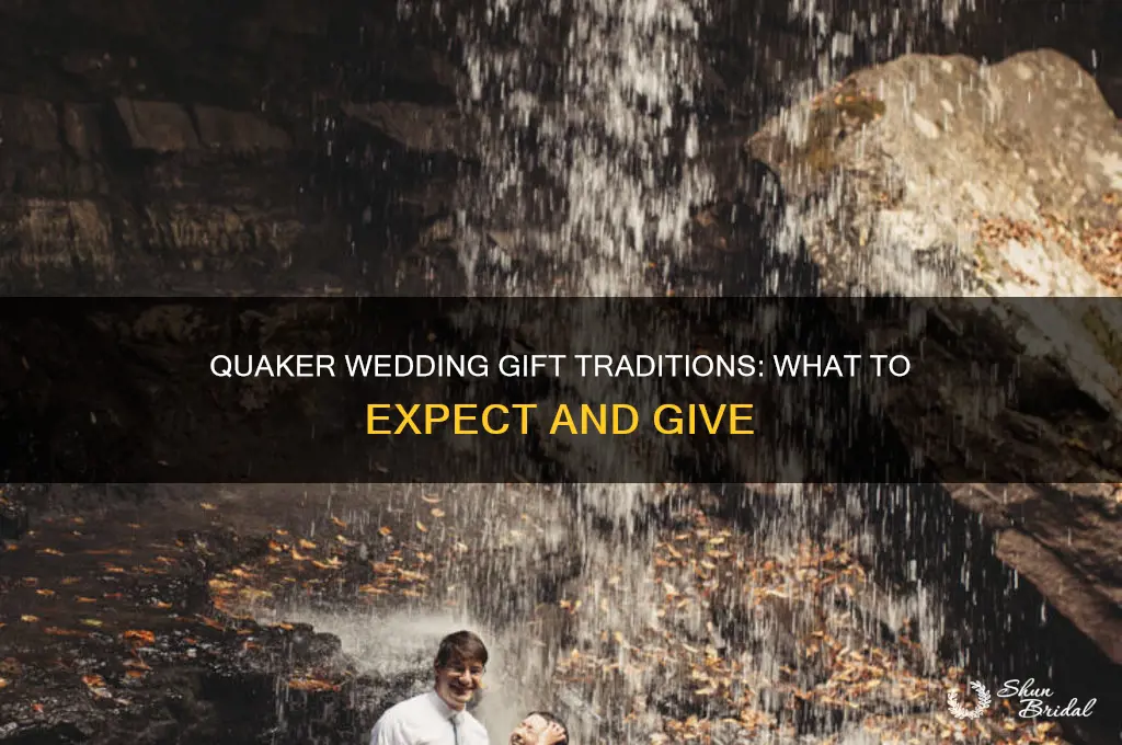 do quaker weddings have gifts