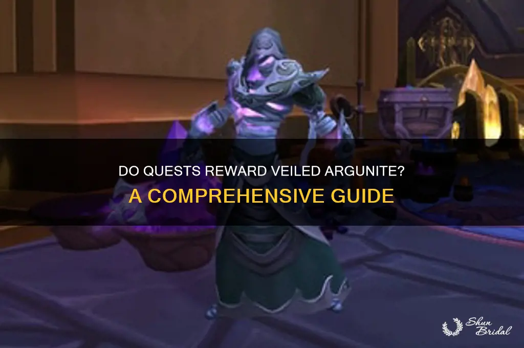 do quests give veiled argunite
